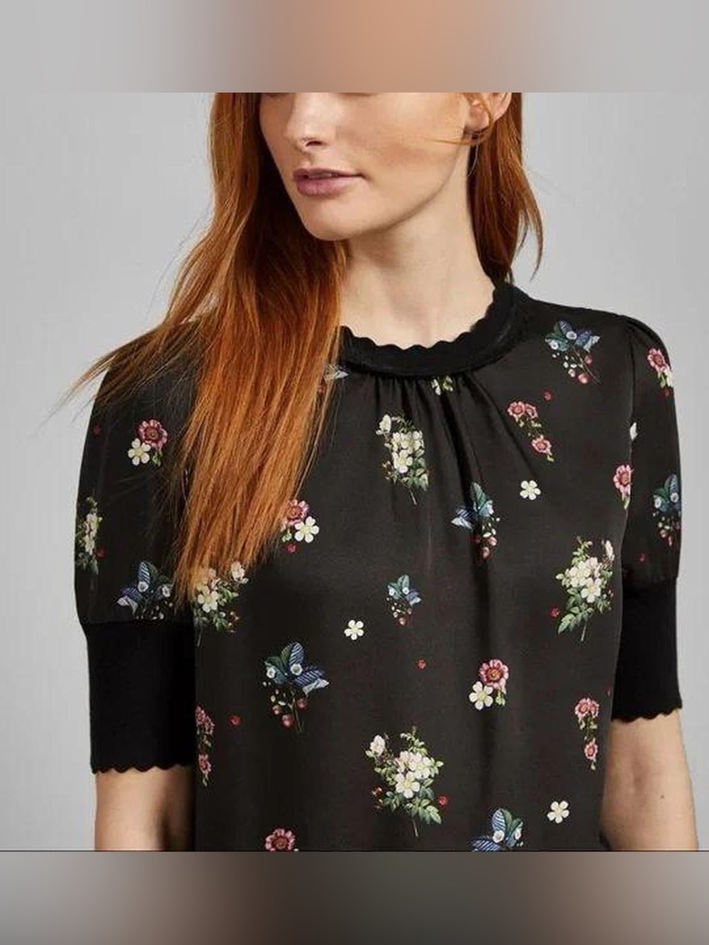 Ted Baker Addylyn Oracle Floral Top